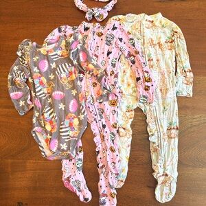 6-12M Fall Posh Peanut Onesie and Bodysuit Bundle
